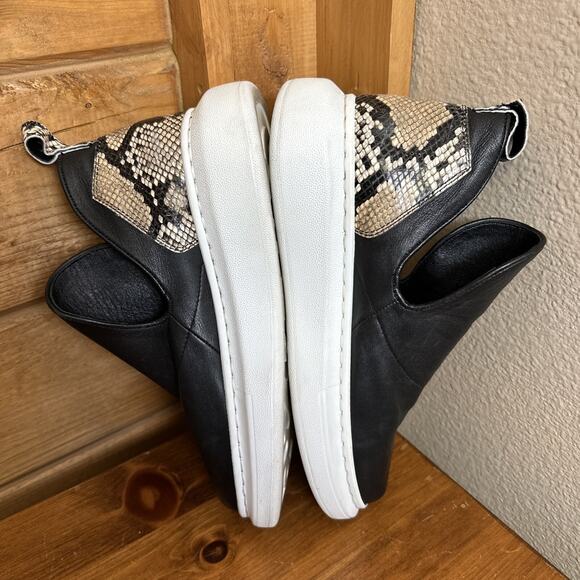 yuko imanishi + Women’s 38 Slip On Sneaker Shoe Platform Bootie Grunge Moto - Picture 8 of 12